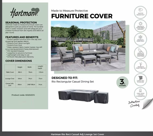 Hartman rio rect casual - rect,