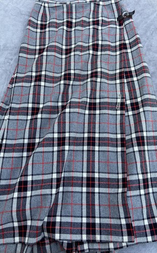 Vintage grey plaid - grey, tartan