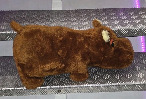 Vintage 1980 brown - brown, hippo