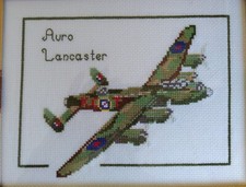 Lynne Porter Designs Yesteryear Avro Lancaster Bomber Cross Stitch Pattern