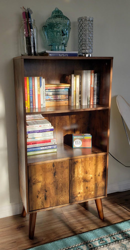 Retro bookcase storage cabinet - retro,