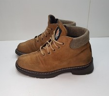 COUNTRY JACK SIZE 4UK EUR37 WOMENS BROWN SUEDE LEATHER LACE UP ANKLE BOOTS SHOES