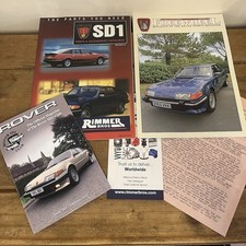 Rover SD1 Vitesse 3500 Car Spare Parts Literature Bundle Austin Vanden Plas UK