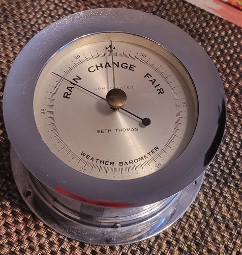 Seth thomas ships barometer - ships,