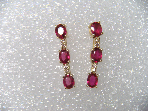 Vian ruby diamond drop - le,