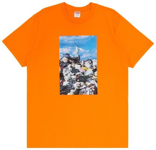 Supreme trash tee - “trash, orange