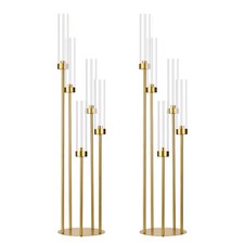 2PCS Gold Floor Candelabra,5