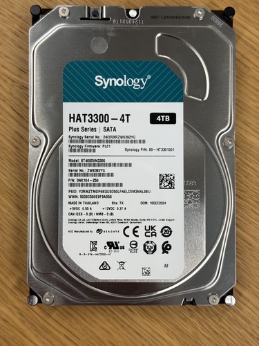 Synology hat3300 nas 4tb - 4tb, sata