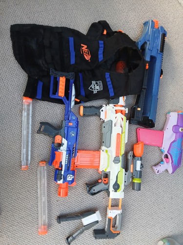 Nerf bundle vest and guns - 3,