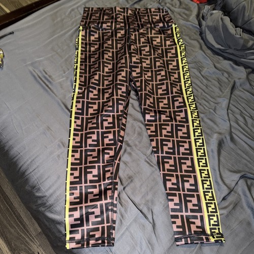 Fendi zucca stretch pants - fendi,