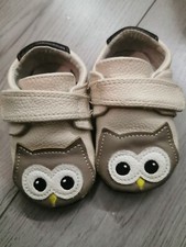 Jack&Lily leather Baby Shoes Owl Motif 0-6 Months
