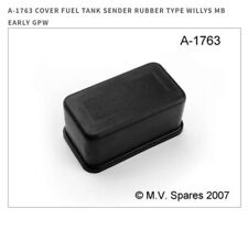 M.V. Spares. A-1763 COVER FUEL TANK SENDER RUBBER TYPE WILLYS MB EARLY GPW