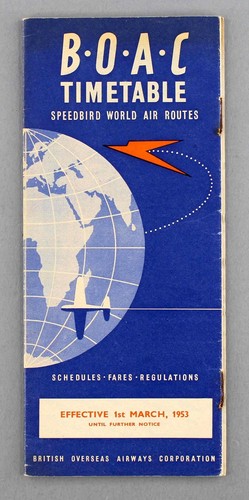 Boac airline timetable march - timetable,