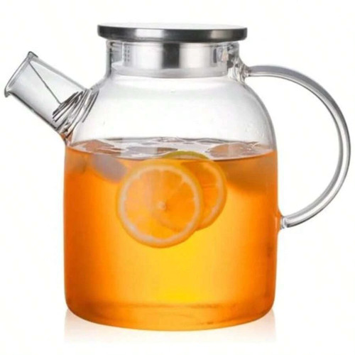 1800ml glass teapot - glass, with