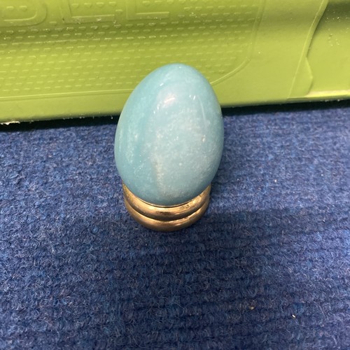 Vintage stone blue - blue, egg
