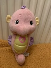 Fisher Price Soothe and Glow Seahorse Lullaby Sleep Aid Pink Fully Working