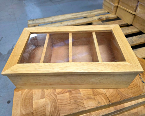 Wood glass tea or watch - &,
