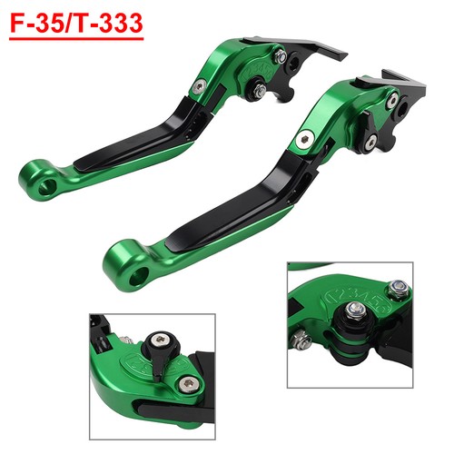 Green folding extendable brake - green,