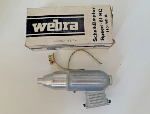 Webra speed muffler - 61, rc