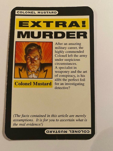 Cluedo 1996 spare replacement - 1996, spare/replacement