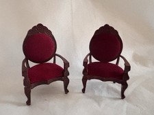 1:12 Doll House Carver Chairs