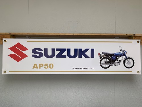 Suzuki ap50 blue banner - ap50, sports