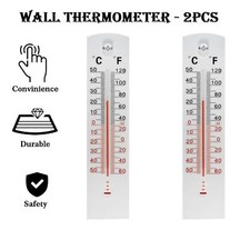 2x Classic Wall Thermometer