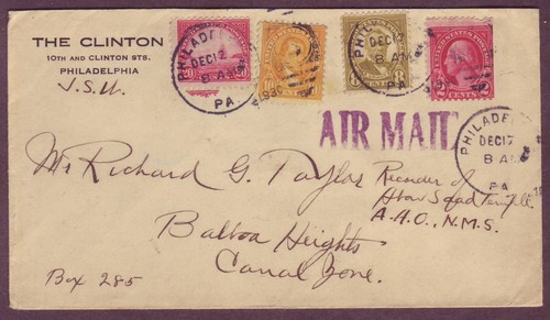 Canal zone 1930 air - canal,