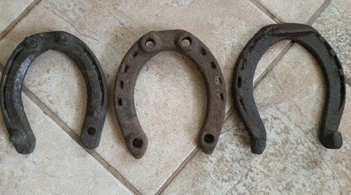 Antique old horse shoe iron - horse,