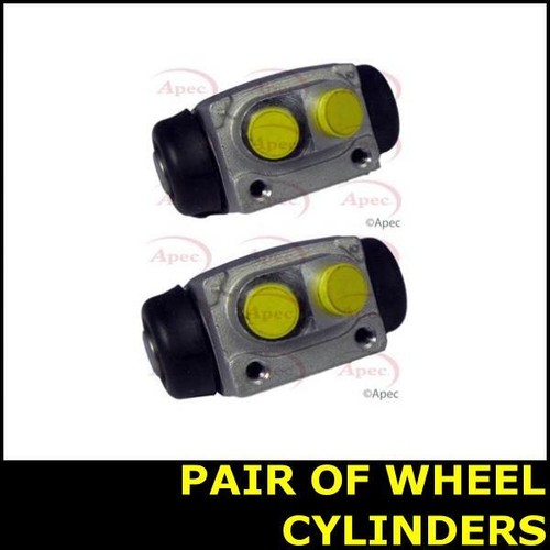 Pair wheel brake - wheel, rear