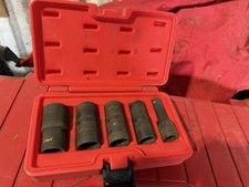 Locking Wheel Lug Nut Removal Tool Set Stud Bolt Impact Twist Socket Extractor