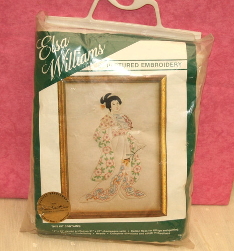 New sculptured embroidery - new, kit