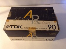 TDK AR90  LIMITED EDITION  ..OUTER BOX..BOX ONLY..NO CONTENTS..HOLDS 10 TAPES