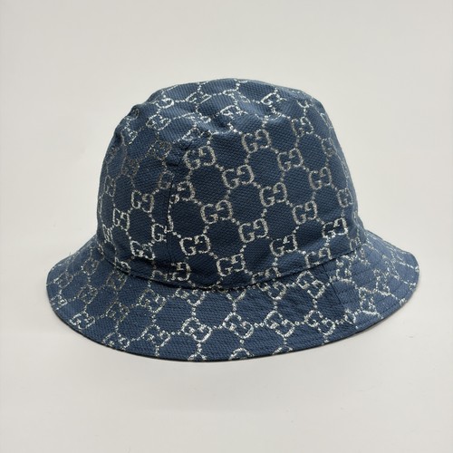 Gucci lame bucket hat - lame, blue