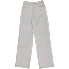 Topshop White Crystal Embellished Jeans