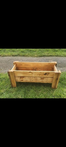 Wooden planter hand - planter,,
