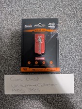 Supreme x Fenix E03R Flashlight Keychain (Red)