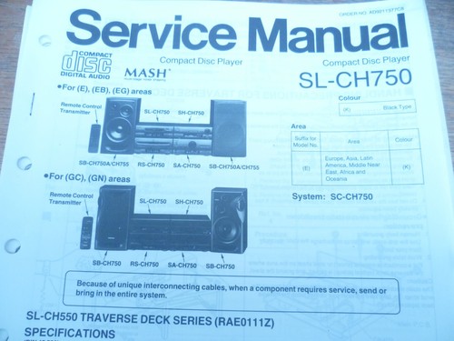Technics ch750 cd - cd, player