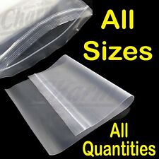 Clear Grip Seal Snap Bags Self