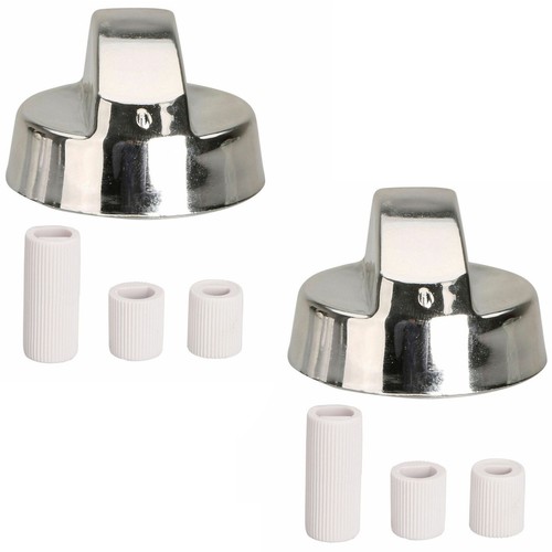 Silver oven hob knob gas - silver,