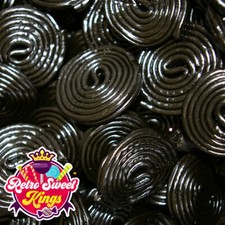 Liquorice wheels retro sweets - wheels,