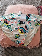 WOMENS ladies swimwear m&S  NEW BIKINI BOTTOMS SIZE  18 roll top bnwt  bnwt