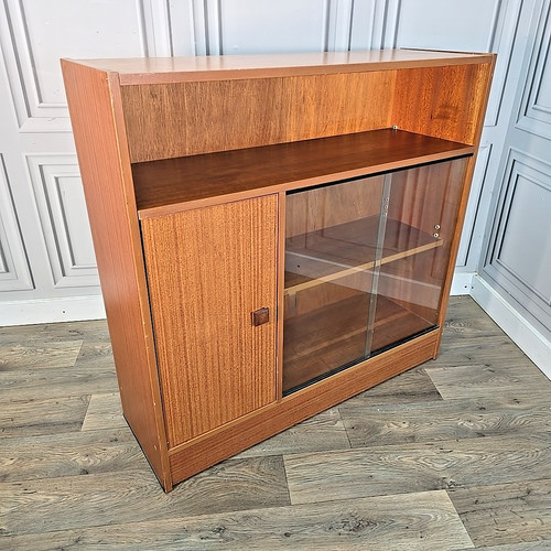Retro bookcase display - bookcase,