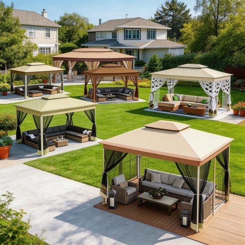 Gazebo 13x13 10x15 - heavy, duty