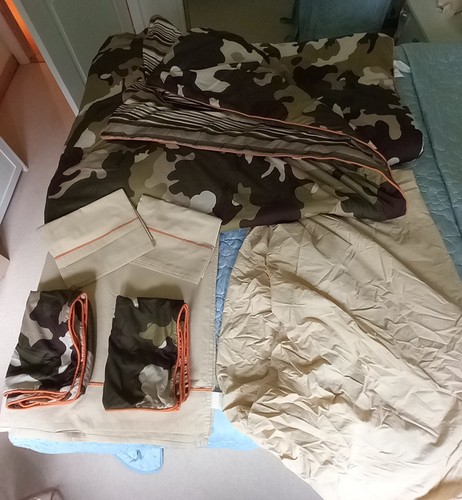Double camouflage bedding set - camouflage, set-