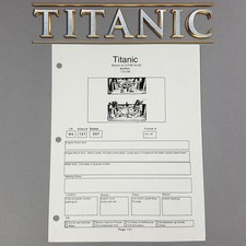 Titanic - Production Used VFX