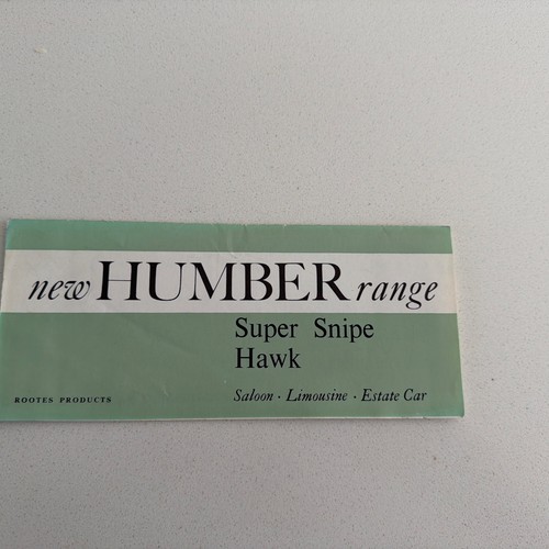 Humber range super - range, &