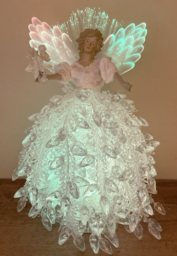 Fiber optic christmas angel - fiber,