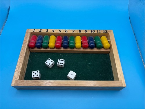 Shut the box wooden - shut,