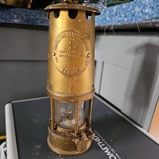 Vintage Eccles  Miners Lamp -Eccles M&Q Safety Lamps-The Protector Lamp 